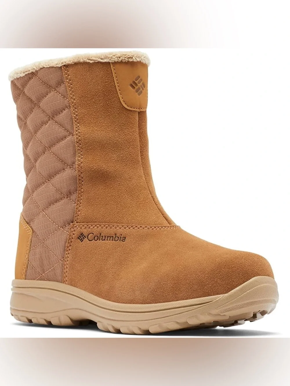 Columbia Ice Maiden Slip III Boot in Elk/Light Brown